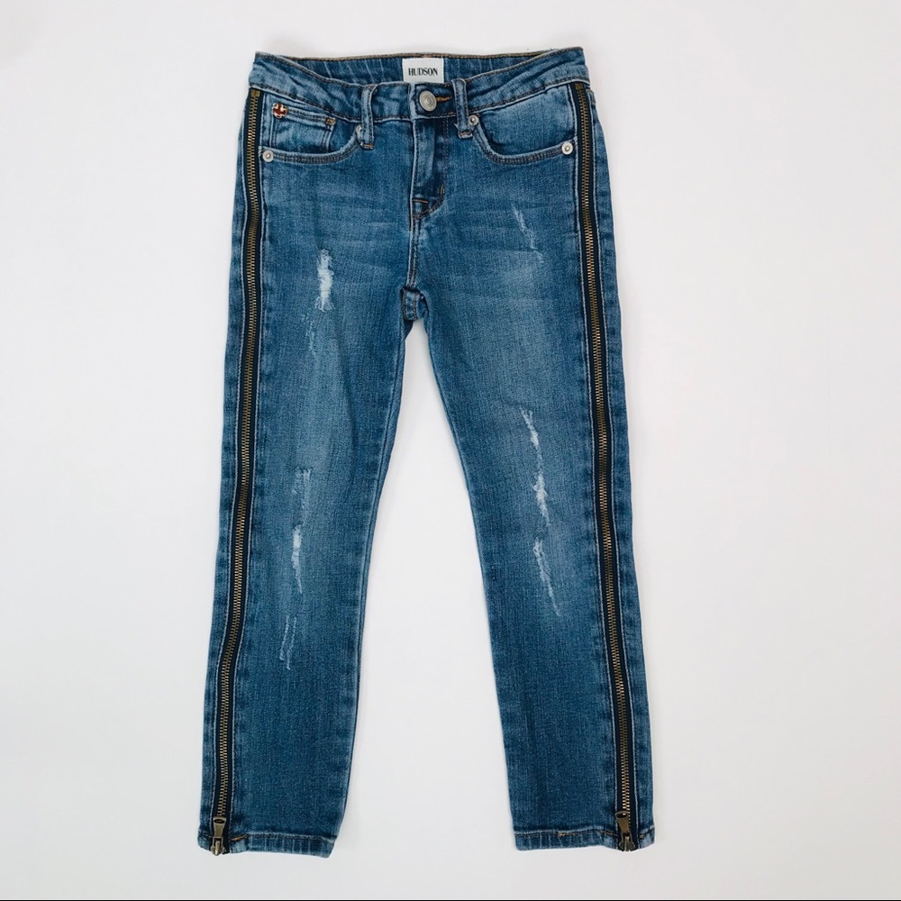 Hudson Jeans, zipper sides, size 5